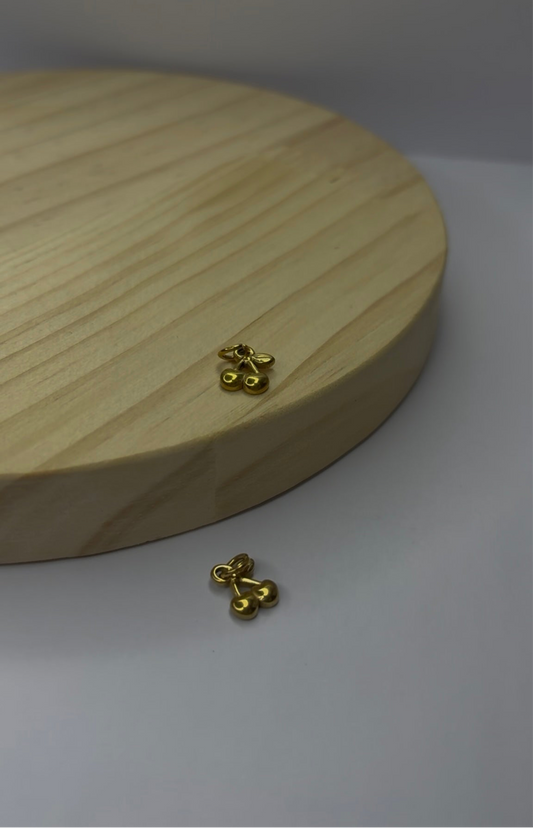 Cherry Gold Charm